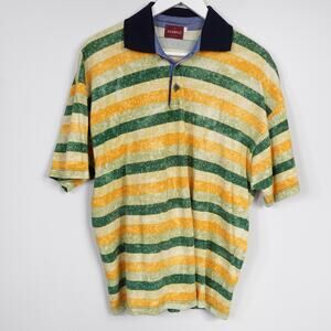 Example by Missoni Striped Polo Shirt Men's Large